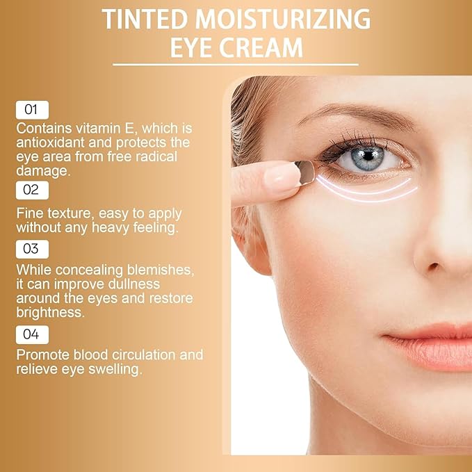 Eye Corrector,Under Eye Color Corrector for Dark Circles,Eye Corrector Spf 41,Anti-Aging Moisturizing Eye Cream for Hydrating Care (1)