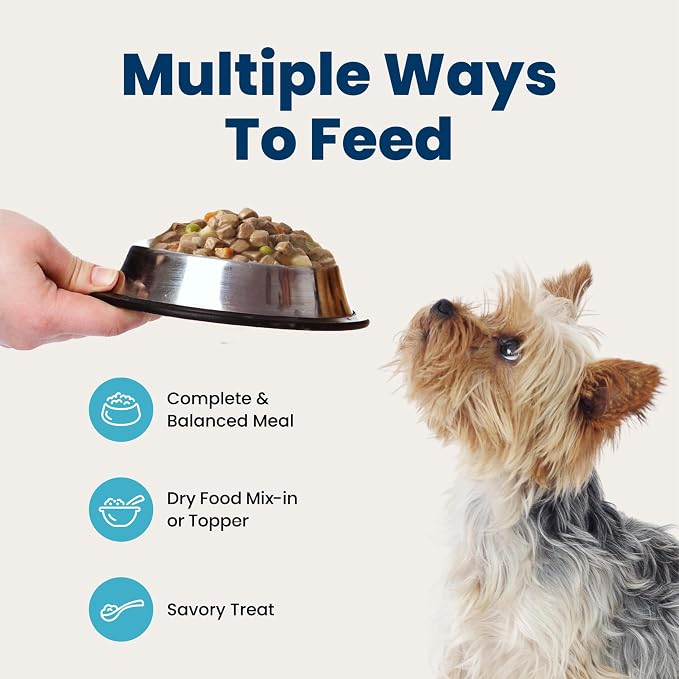 Blue Buffalo Delights Variety Pack Small Breed Wet Dog Food, 3.5 oz, 12 ct | Filet Mignon & New York Strip (6 of Each), Adult Formula, in Hearty Gravy, No Corn, Wheat, or Soy