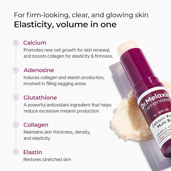 Dr.Melaxin Cemenrete Calcium Multi Balm 9g Korean Skin Care All In One Stick Collagen Face Eye treatment Balm