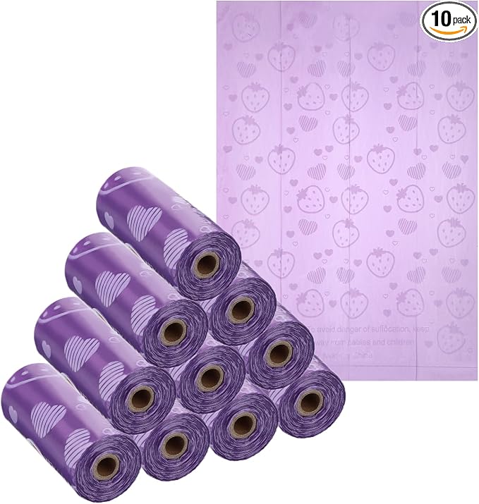 150PCS Sanitary Napkin Disposal Bags,Scented Disposable Period Bag,Personal Care Tampon Disposal Bags,Mini Sanitary Bag for Feminine Products(Purple)