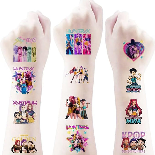 50Pcs Temporary Tattoos for Kids Decal Temporary Tattoos Body Stickers for Birthday Party Decorations,DIY Activity Supplies