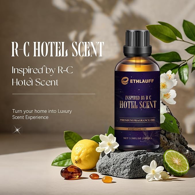 Hotel Diffuser Oil, Fragrance Oil, Inspired by Ritz-C. 3.38 Fl Oz | 100 mL, Essential Oil for Waterless Diffuser