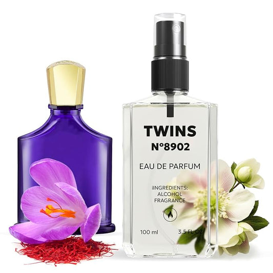 TWINS Impression of Queen of Silk | Unisex Perfume for Women and Men Eau de Parfum | No.8902 | 3.4 Fl Oz / 100 ml