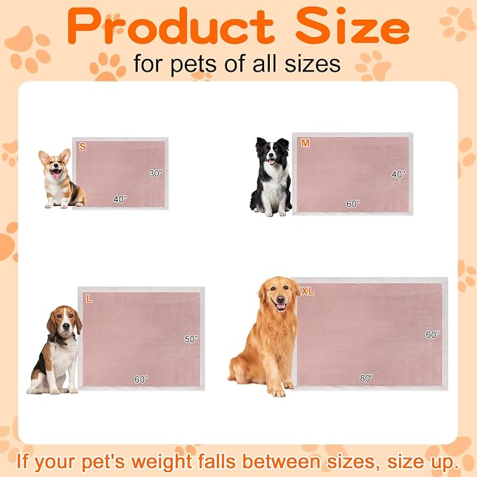 Smiry Waterproof Blanket Throw, Reversible Dog Blanket for Sofa Couch Bed | Soft Leakproof Sherpa Fleece, Washable Furniture Couch Protector for Large Dogs Cats, 30"x40", Pink/White
