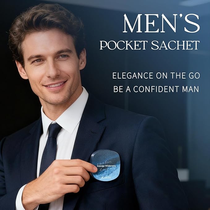 Solid Perfume Balm for Men, Portable Pocket Balm, Solid Cologne, Perfect for Travel Use, Natural Fragrance Perfume, Gift for Men
