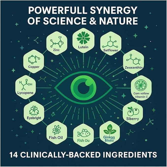 14 in 1 Advanced Eye Formula-Protect Your Eyes
