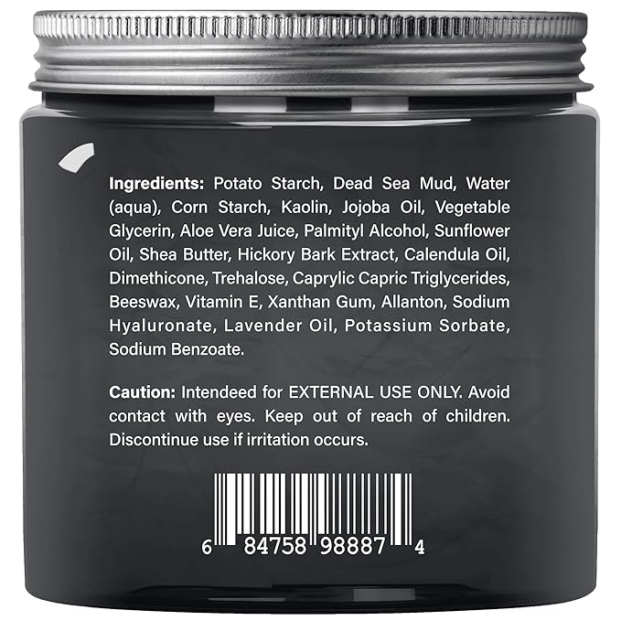 Majestic Pure Dead Sea Mud Mask - Natural Face and Skin Care - Helps Reducing Pores and Appearances of Acne and Blackheads - Soothing, and Nourishing - 8.8 oz
