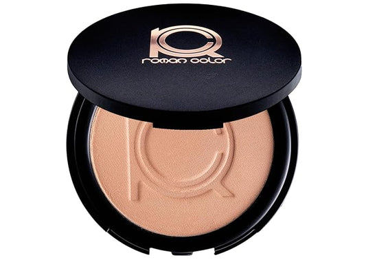 Makeup Beauty Pressed Powder foundation Compact Full Coverage Foundation Skin Care Face Makeup Essentials Contour Palette Setting Powder fit me powder foundation makup 0.49 OZ (Beige, 0.49 OZ)