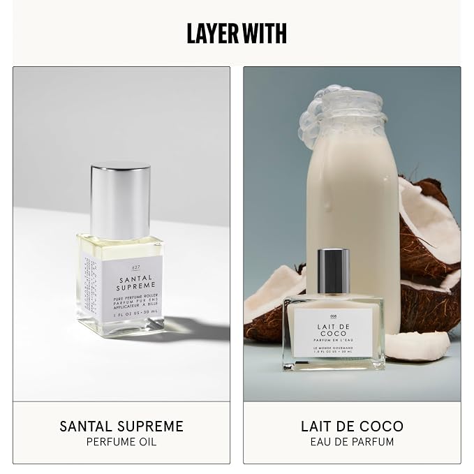 Le Monde Gourmand Santal Suprême Eau de Parfum Spray Perfume for Women, Sandalwood, Haitian Vetiver, Violet & Fig Woody Scent, Vegan & Cruelty Free, 1 fl oz (30 ml)