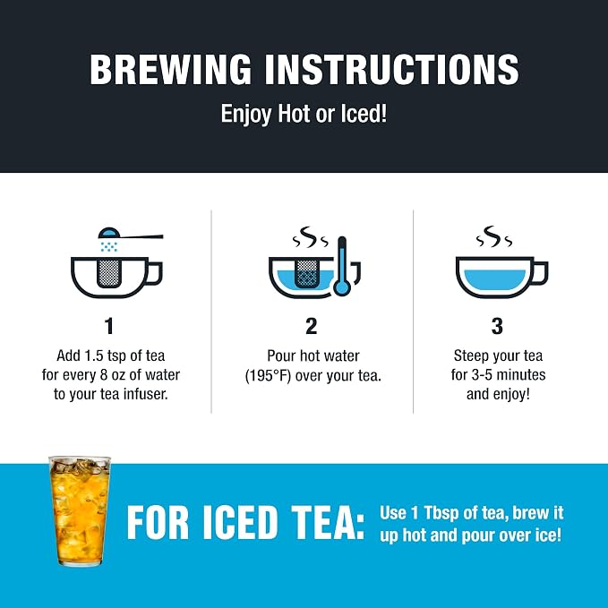 Tiesta Tea - Chai Love, Loose Leaf, Spiced Chai Black Tea, Premium High Caffeinated Blend, Make Hot or Iced & Brews Up to 200 Cups, 16 Ounce Resealable Bulk Pouch