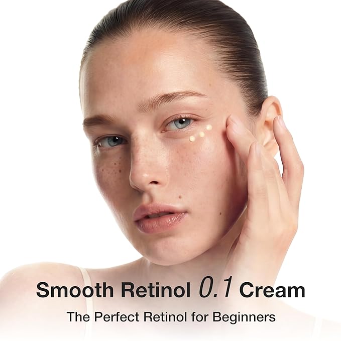 Retinol 0.1% Eye Cream with Bakuchiol 0.5% | Sensitive Skin Retinol for Wrinkles, Fine Lines & Dark Circles | Suitable for Face & Under-Eye Area | Korean Skincare | 30 ml (1.01 fl oz)