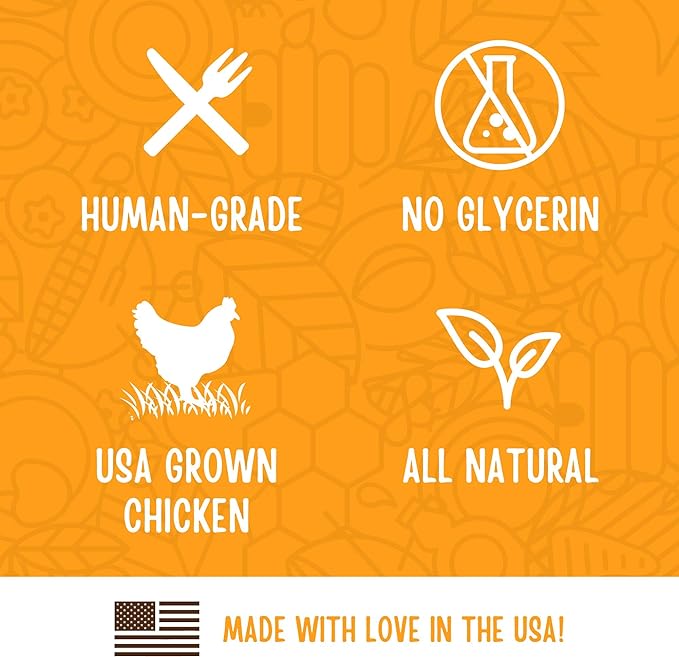 Full Moon® Chicken Jerky Tenders Dog Treats 26 oz | Human Grade, No corn, No wheat, No soy, Glycerin Free, Made in the USA