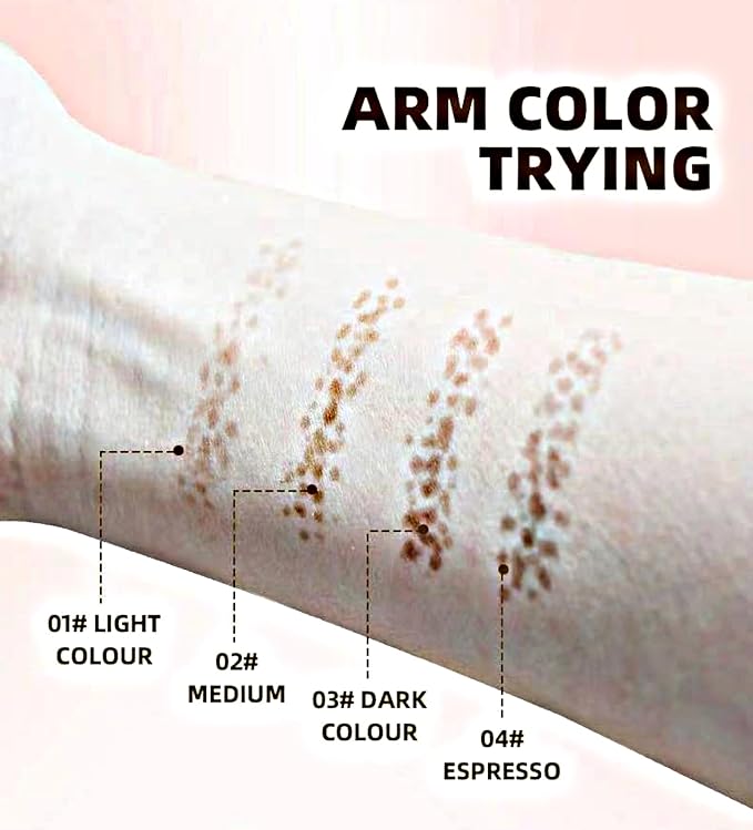Freckle Stamp with 5 Point Precision Stamp Head, Natural Looking Faux Freckle Stamp Waterproof Fake Freckle Stamp Pen, High Pigment Long-Lasting Lifelike Sunkissed Pencil Tool Makeup (03# Deep)