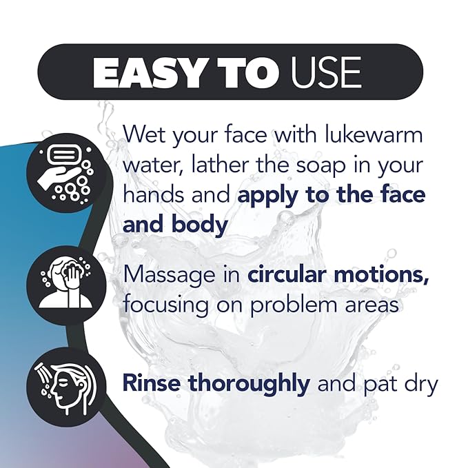 Asepxia Salicylic Acid & Activated Charcoal Bar Soap | Acne Treatment, Reduces Pimples & Blemishes, Deep Cleansing Facial Cleanser, Dries Out Acne, Prevents Breakouts, Face wash, 4 Oz, 2-Pack