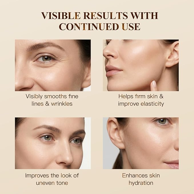 HKH Retinol Serum Capsules for Face: Niacinamide + Hyaluronic Acid 38 Caps - Anti Aging Wrinkle Repair, Day/Night Facial & Neck Firming Plump Skin Care for 30+ Women - Travel-Friendly