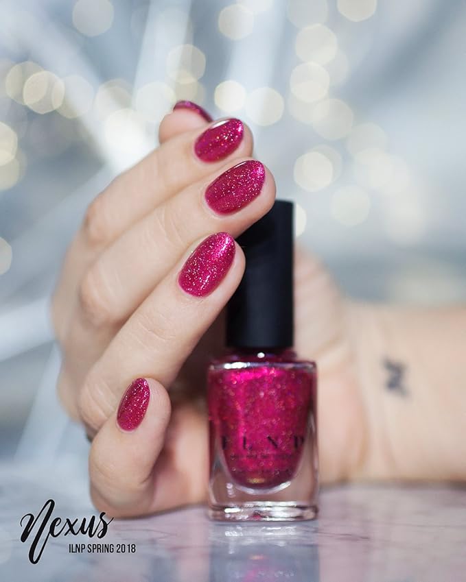 ILNP Nexus - Rich Raspberry Holographic Nail Polish