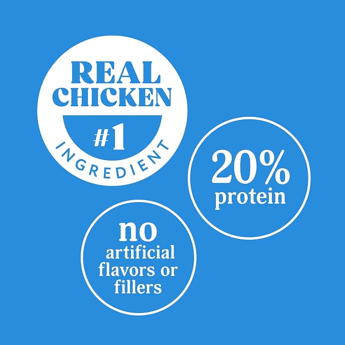 Milo's Kitchen Chicken Meatballs Dog Treats, 10 Ounce (Pack of 5)