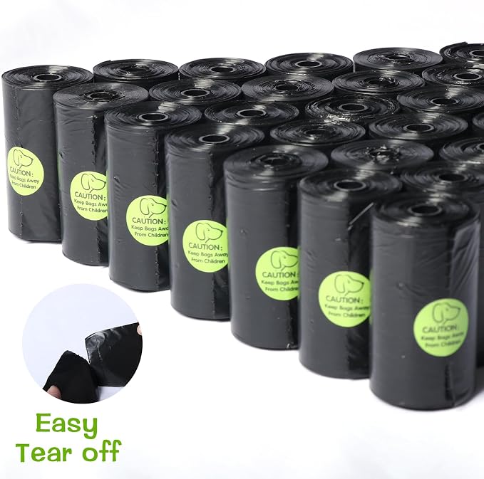 DREAM&GLAMOUR Dog Poop Bags 1200 Count | value pack,Strong Poop Bags for Dogs,60 Rolls,20 Doggy Bag Per Roll,Each Measures 9 x 13 Inches,Guaranteed Leak-Proof