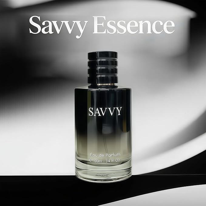 A CENTER Men's Cologne Gift Set of 4(LhommeSa&Savvy&Salvang&SE) - 3.4 Fl Oz Each | Vanilla Bourbon, Leather & Amber Floral Fragrance Luxury Eau de Toilette