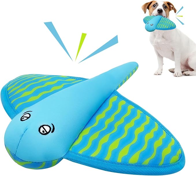 Squeaky Dog Toys, Floating Dog Toys for Indoor or Outward Play, Interactive Dog Gifts for Small and Medium Dogs – Manta