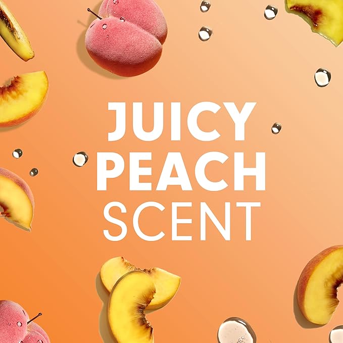 Softsoap Juicy Peach Liquid Hand Soap, Kitchen and Bathroom Hand Soap, Rich Fruity Scent, 50 fl oz Refill Bottle (Pack of 2)