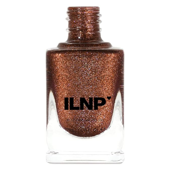 ILNP Misery - Fiery Burnt Orange Holographic Nail Polish