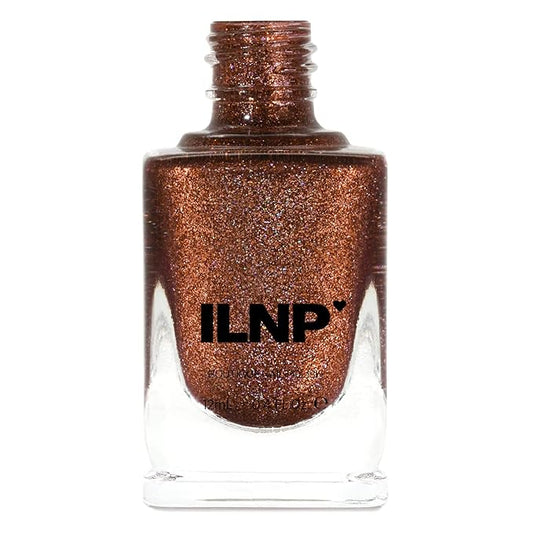 ILNP Misery - Fiery Burnt Orange Holographic Nail Polish
