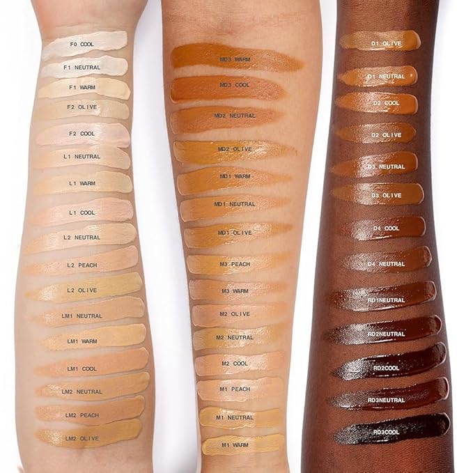 about-face THE PERFORMER Skin-Focused Foundation M1Neutral – Medium Coverage, Long-Wear, Breathable & Buildable Base – Clean, Vegan, Hydrating Formula with Blue Agave & Chlorella – 1.08oz