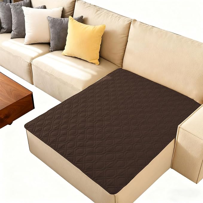 Waterproof Dog Bed Blanket - Soft Pet Blanket & Sofa Cover for Dogs | Reversible Washable Furniture Protector, Couch Covers for Pets (40x50 Inch, Chocolate/Beige)