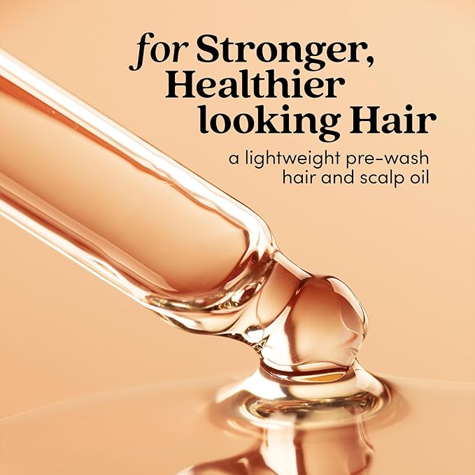 Fable and Mane Hair Oil - HoliRoots Strengthening Serum for Damaged, Frizzy Hair with Amla, Castor Oil for Hair Health - 3.4FL oz
