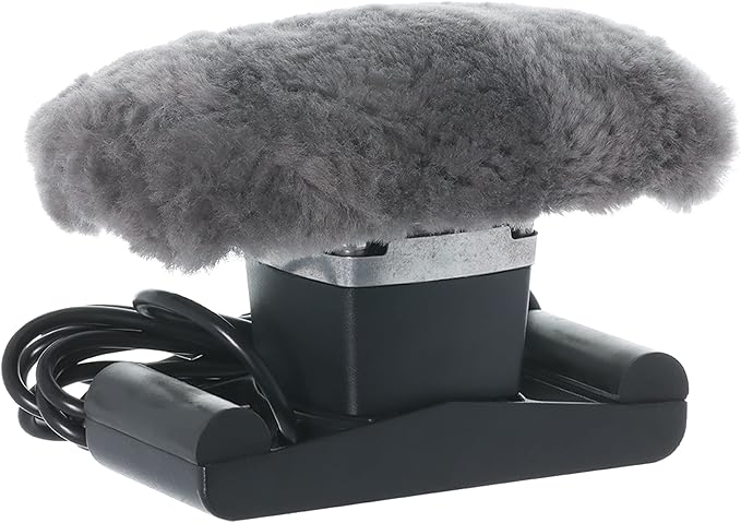 Core Products Jeanie Rub Variable Speed Massager, Deep Tissue Back & Shoulder Massager for Pain Relief, Body Massager, Great Gift for Back, Neck, Lower Back & Cellulite Massage- Sheepskin Cover Combo