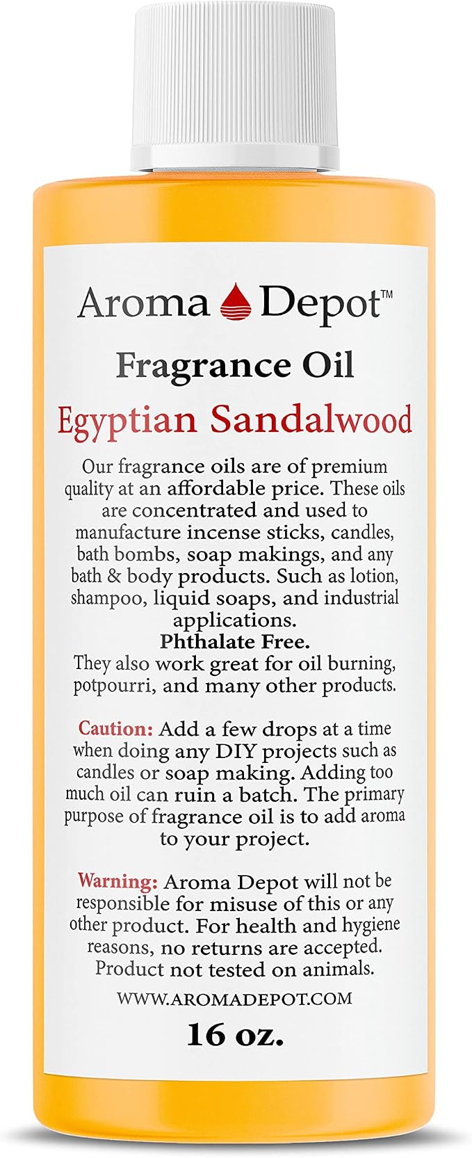 Egyptian Sandalwood 16 oz. Fragrance Oil I Perfume I Skin Oil I Scented Oil. DIY Projects Such as Candles, Bath Bombs, Body Butters, Creams & Lotions. Few Drops in The Diffuser, Burners, or Warmers.