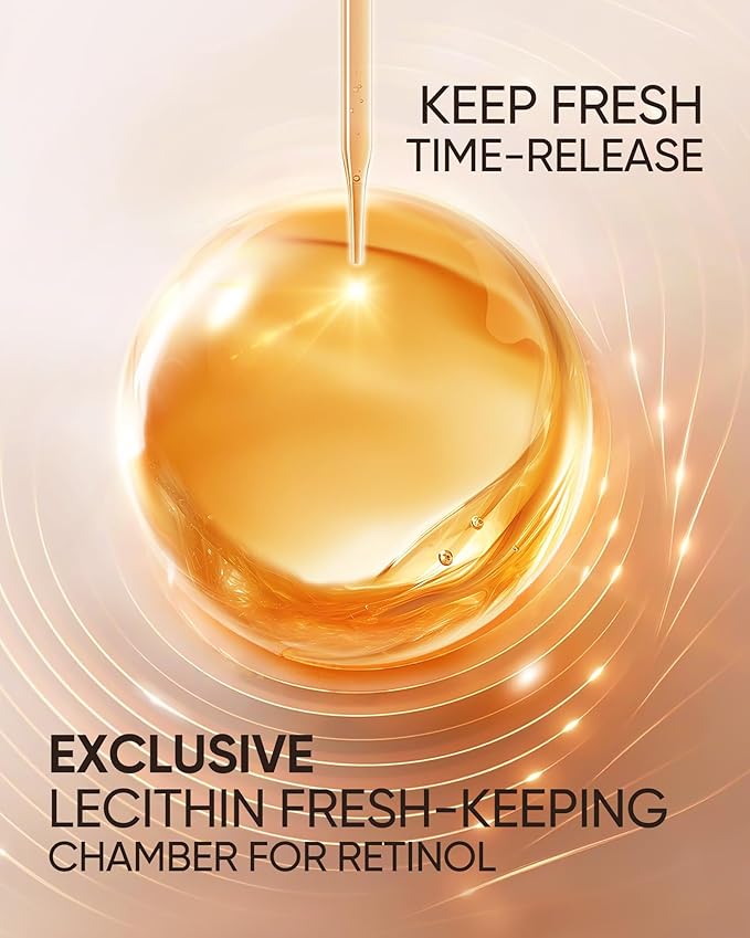 Retinol Skin Renewal Moisturizer, Retinol Cream for Face, Blemish Care, Oil Control & Pore Minimizing, Lightweight, Fragrance-Free, Night Cream for All Skin Types from Age 20+