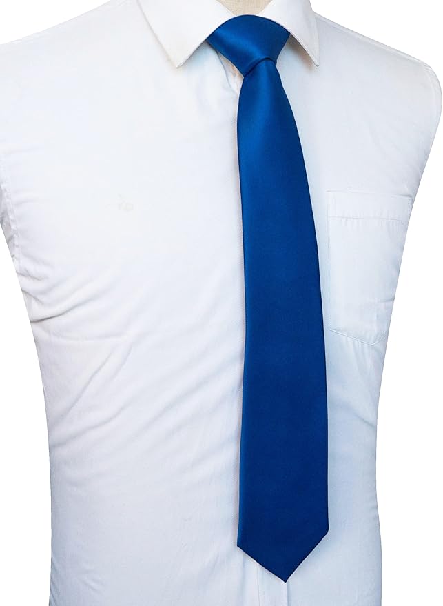 JEMYGINS Solid Color Tie Mens Necktie for Business and Wedding