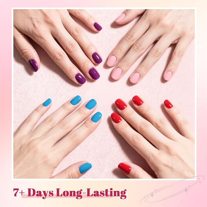 20 Color Perfume Nail Polish Set Red, Pink, Pueple and Green Quick Drying Nail Polish Set for Women Salon DIY Nail Art