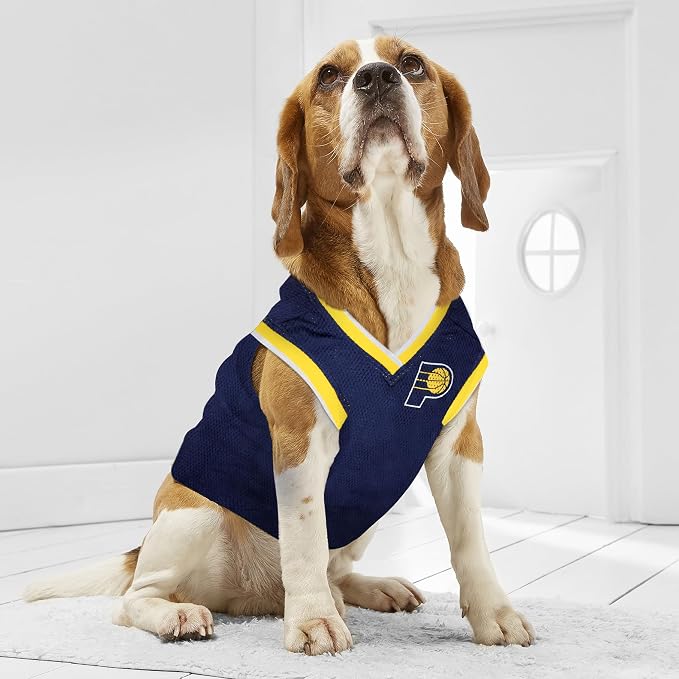 Pets First NBA INDIANA PACERS DOG Jersey, X-Small - Tank Top Basketball Pet Jersey