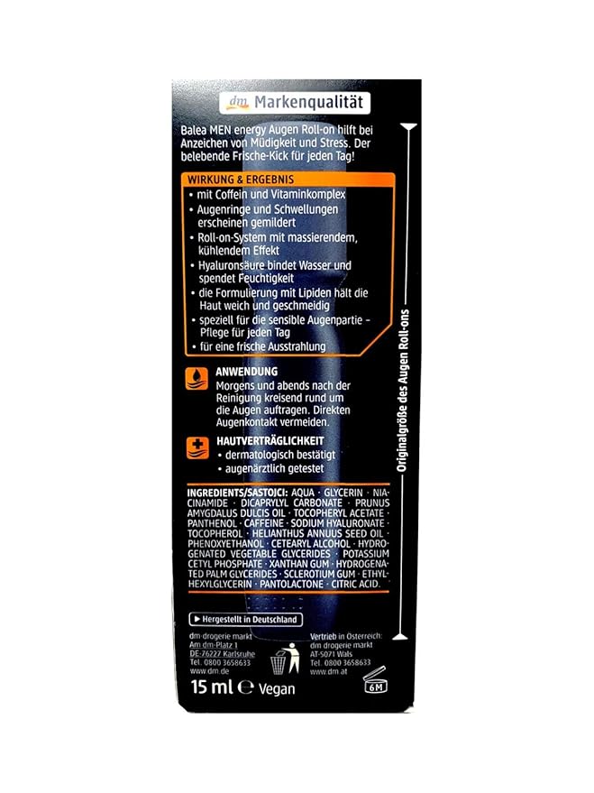 Balea Men Energy Eye roll-on 15ml