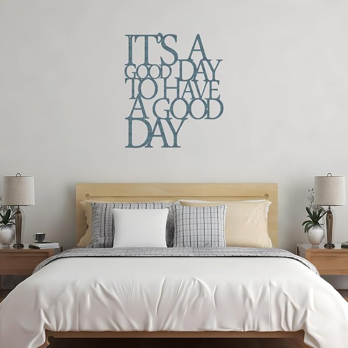 Benziso Motivational Metal Wall Art Inspirational Wall Decor Positive Quotes Wall Decor for Office Living Room Encouragement Gifts (color-1)