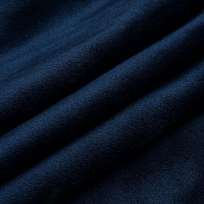 NiNi ALL Navy Blue Velvet Throw Pillow Covers 28x28 Pack of 2 Decorative | Soft Solid Boho Cushion Squar Pillow Cases for Chair Sofa Bedroom Farmhouse Living room Modern Luxury Home Decor Christmas