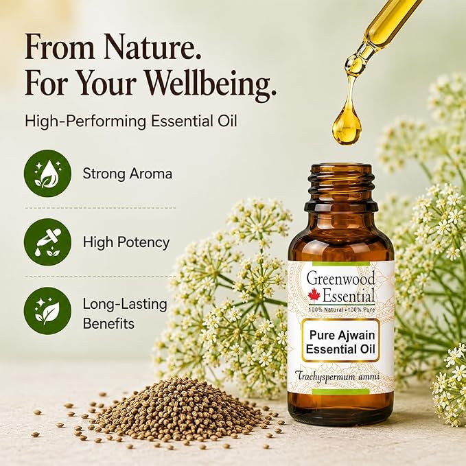 Greenwood Essential Cedarwood Essential Oil (Juniperus Virginiana) with Glass Dropper | Pure | Non-Sticky | Non-Greasy | Lightweight | Men & Women | All Skin Types | Steam Distilled 100ml (3.38 oz)