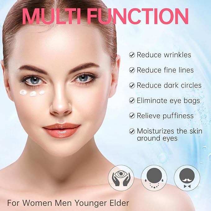 Instant Reduction of Eye Bags-Retinol Eye Cream Dark circles,Relieves Dark Circles And Puffiness, Youth Eye Cream: Smooth Wrinkles,Hydrating, Tightens The Delicate Skin Under The Eyes 0.7 OZ -U