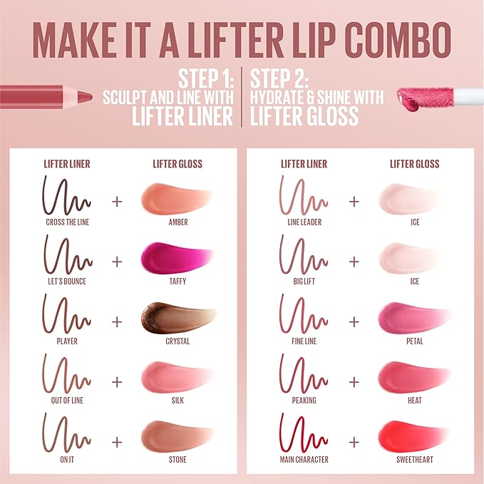 Maybelline Lifter Gloss, Hydrating Lip Gloss with Hyaluronic Acid, Moon, Nude Pink, 0.18 Ounce | Hydrating Lip Gloss