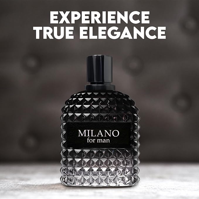 AFLUXE 4-Piece Cologne for Men Includes Choco Musk/SE/Valentine/Milano Scent of Woody, Spicy, Citrus & Aromatic eau de parfum Men Gift Set Each 100Ml for Daily Use