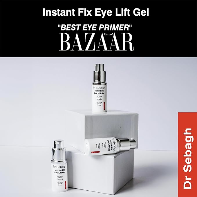 Dr Sebagh Instant Fix Eye Lift Gel (0.51 fl oz) - Fast-Absorbing Under Eye Moisturizer & Eyecream for Dark Circle - Hollow Eyes Treatment & Under Eye Plumper - Instant Tightening Eye Cream