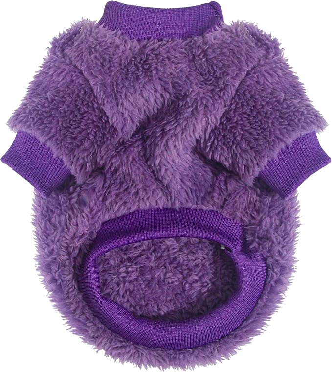 2 Pack XXS Dog Sweater, Tiny Dog Sweaters for Small Dogs Girl (1-3lb), Warm Soft Puppy Clothes for New Puppies, Cute Extra Small Doggie Clothes for Chihuahua Yorkie Cat Pet Apparel,XXS