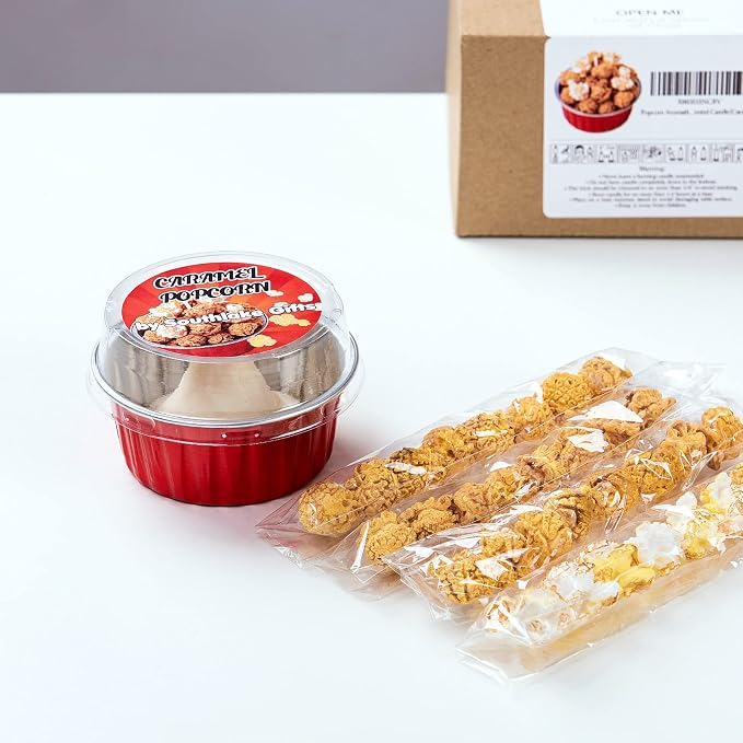 Popcorn Aromatherapy Scented Candle(Caramel)
