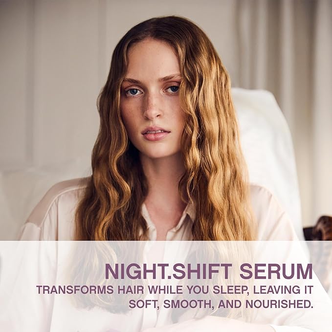 KEVIN.MURPHY NIGHT.SHIFT - Lightweight Overnight Hair Serum - Supports Hydration & Softness - Hair Treatment Includes Hyaluronic Acid & Australian Kakadu Plum - 100 mL / 3.4 fl oz