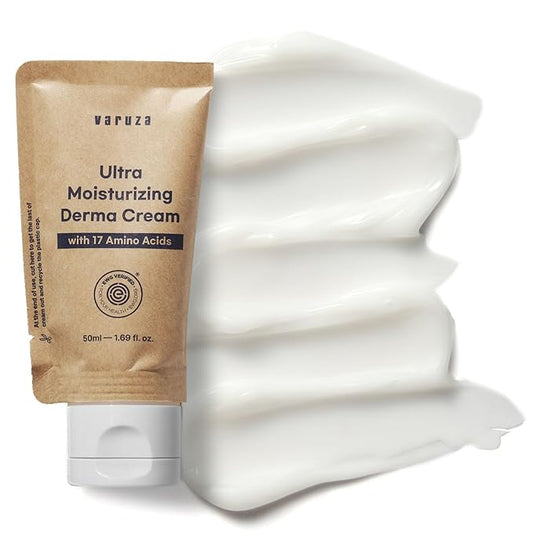 Ultra Moisturizing Derma Face Cream - Deep Hydrating Facial Moisturizer - EWG, Vegan Certified Oil Free Korean Skin Care 1.69 fl oz