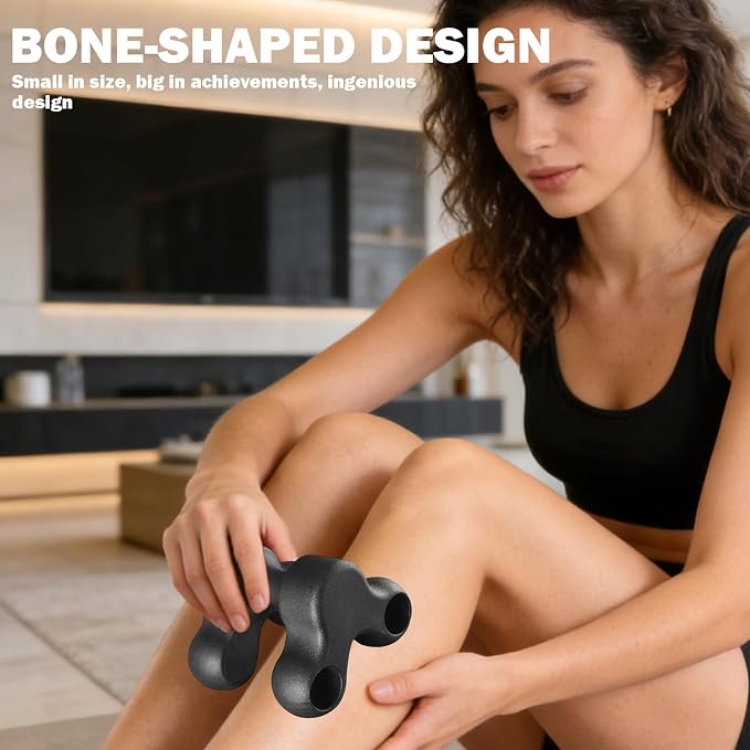 Occipital Release Tool Trigger Point Massage Tool Neck Massage Cervical Neck Manual Back Massager,Suboccipital Release Device For Pain Relief Deep Tissue Home Use Suitable The Whole Body(BLACK)