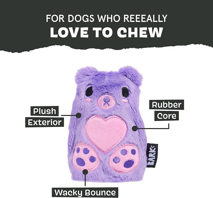 BarkBox Bear Hugger Dog Toy - 2-in-1 - Toy for Small Dogs